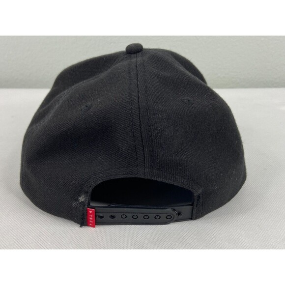 TESLA Hat Cap Snap Back Black On Black Adjustable Embroidered Logo Elon Musk Car - Picture 6 of 7